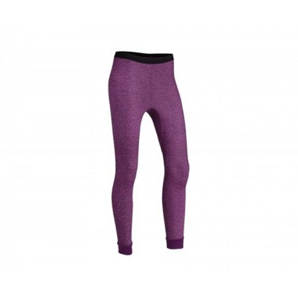 Indera Thermal Leggings Pant Small Ribbed Knit Silvadur Base Layers Wicking Soft - Picture 1 of 9